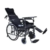 Инвалидна количка Highback с облегалка за глава--SYIV100-25G1